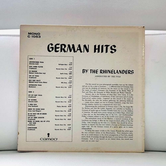 RARE! LP The Rhinelanders ‎/ Ted Tyle – German Dance Hits Vinyl Record - Picture 2 of 2